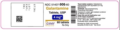 51407-906-60ol (Galantamine 4 mg)